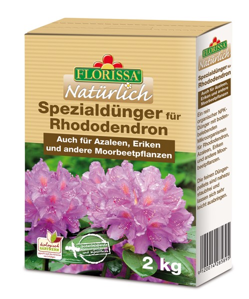 Spezialdünger für Rhododendron 2 kg Schachtel