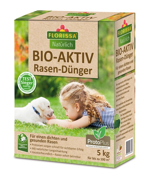 BIO-AKTIV Rasen-Dünger 5kg Schachtel