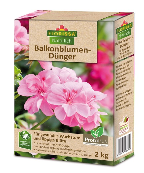 Bio Spezialdünger für Balkonblumen